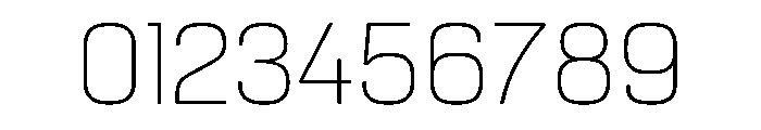 Manifold Thin Font OTHER CHARS