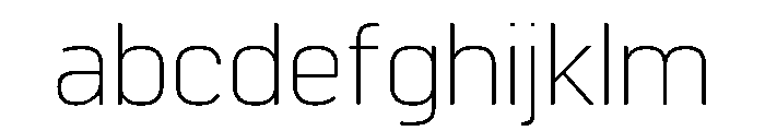 Manifold Thin FONT