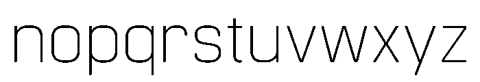 Manifold Font LOWERCASE
