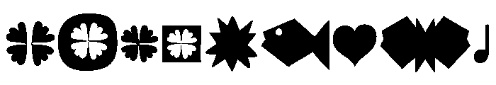 Manihot Dingbats Font OTHER CHARS