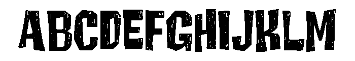 Manihot Regular Font UPPERCASE
