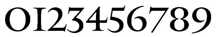 Mantinia CC Regular Font OTHER CHARS