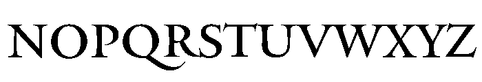 Mantinia CC Regular Font UPPERCASE