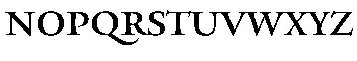 Mantinia CC Regular Font LOWERCASE
