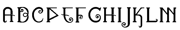 Mantra Regular Font UPPERCASE