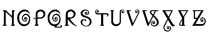 Mantra Regular Font UPPERCASE