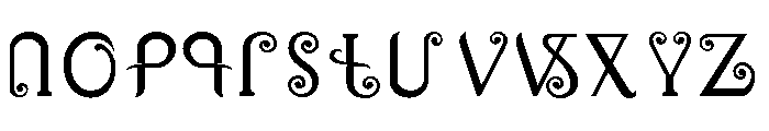 Mantra Regular Font LOWERCASE