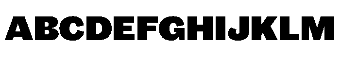Maple Black Font UPPERCASE