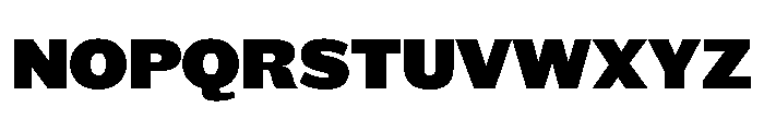 Maple Black Font UPPERCASE