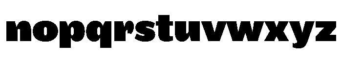 Maple Black Font LOWERCASE