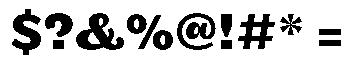 Maple Bold Font OTHER CHARS