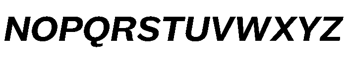 Maple Medium Italic Font UPPERCASE