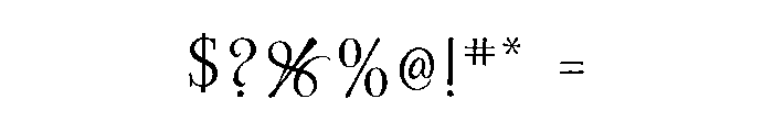 Marcel Caps Font OTHER CHARS
