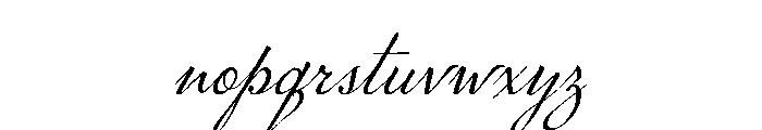 Marcel Script Font LOWERCASE