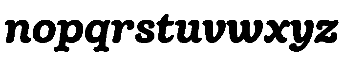 Margot Regular Italic Font LOWERCASE