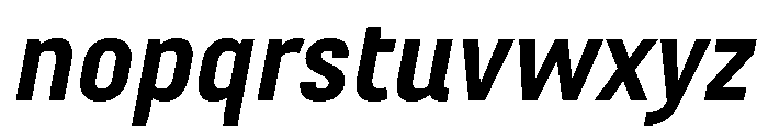 Marianina Bold Italic Font LOWERCASE