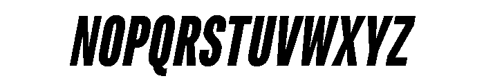 Marianina Condensed Bold Italic Font UPPERCASE