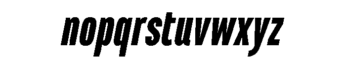 Marianina Condensed Bold Italic Font LOWERCASE