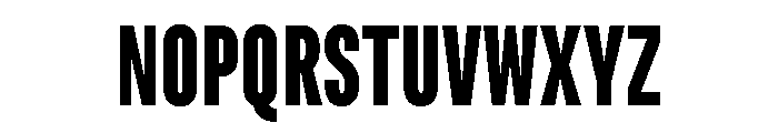Marianina Condensed Bold Font UPPERCASE