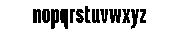Marianina Condensed Bold Font LOWERCASE