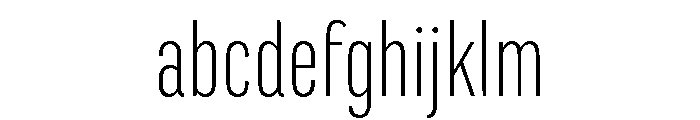 Marianina Condensed Extra Light FONT