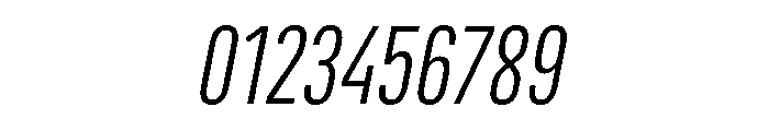Marianina Condensed Light Italic Font OTHER CHARS