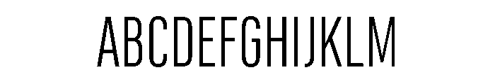 Marianina Condensed Light Font UPPERCASE