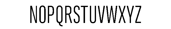 Marianina Condensed Light Font UPPERCASE