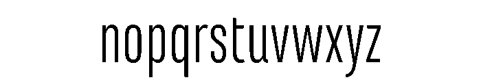 Marianina Condensed Light Font LOWERCASE