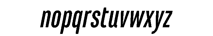 Marianina Condensed Regular Italic Font LOWERCASE