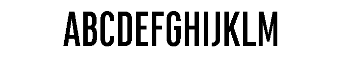 Marianina Condensed Regular Font UPPERCASE