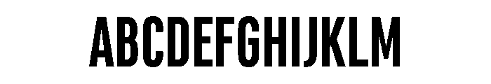 Marianina Condensed Semi Bold Font UPPERCASE