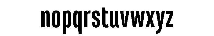 Marianina Condensed Semi Bold Font LOWERCASE