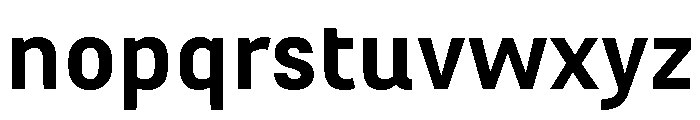 Marianina Extended Bold Font LOWERCASE