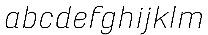 Marianina Extended Extra Light Italic FONT