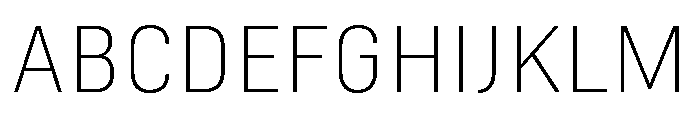 Marianina Extended Extra Light Font UPPERCASE