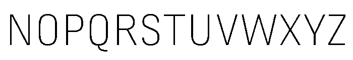 Marianina Extended Extra Light Font UPPERCASE