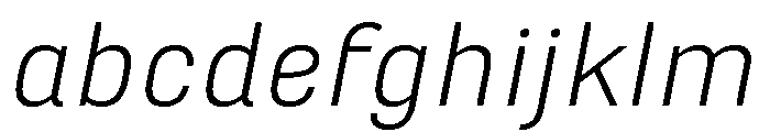 Marianina Extended Light Italic FONT