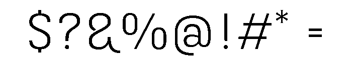 Marianina Extended Light Font OTHER CHARS