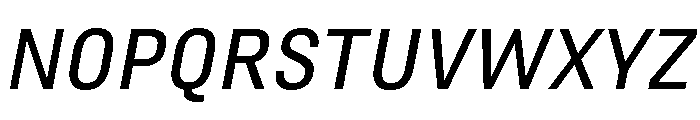Marianina Extended Regular Italic Font UPPERCASE