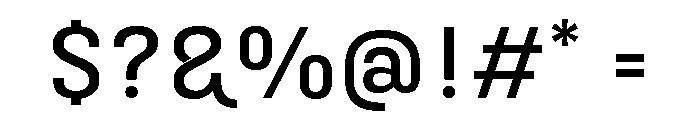 Marianina Extended Regular Font OTHER CHARS