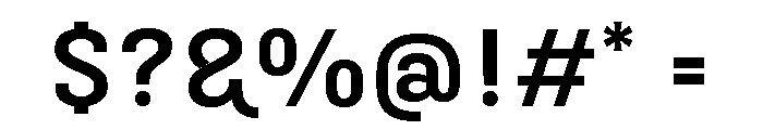 Marianina Extended Semi Bold Font OTHER CHARS