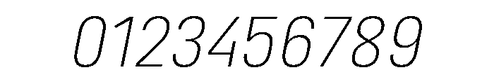 Marianina Extra Light Italic Font OTHER CHARS