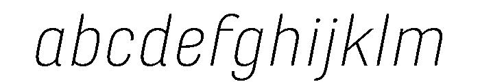 Marianina Extra Light Italic FONT