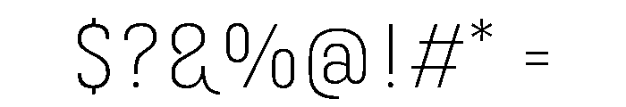 Marianina Extra Light Font OTHER CHARS
