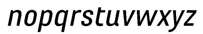 Marianina Italic Font LOWERCASE