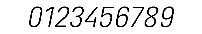 Marianina Light Italic Font OTHER CHARS
