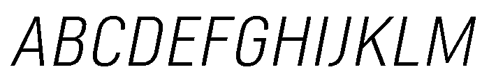 Marianina Light Italic Font UPPERCASE