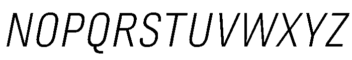 Marianina Light Italic Font UPPERCASE