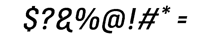 Marianina Regular Italic Font OTHER CHARS